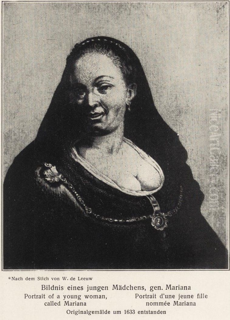 Portrait of a Woman Oil Painting by Rembrandt