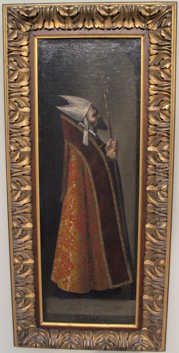 Saint Blaise Oil Painting by Francisco De Zurbaran