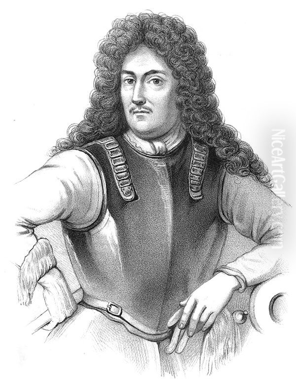 Rutger von Ascheberg (1621-1693) Oil Painting by David Klocker Ehrenstrahl
