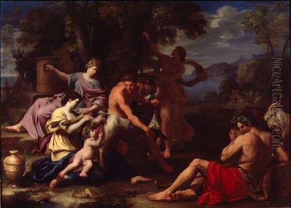 La Nourriture de Jupiter Oil Painting by Nicolas Chaperon