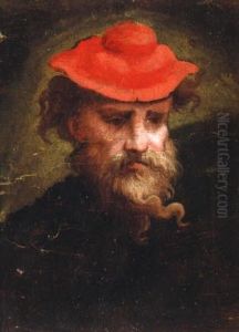 Portrait of a Man in a Red Beret