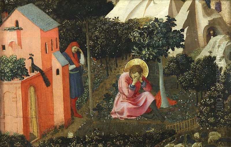 Conversion of Saint Augustine Oil Painting by Fra Angelicoand workshop