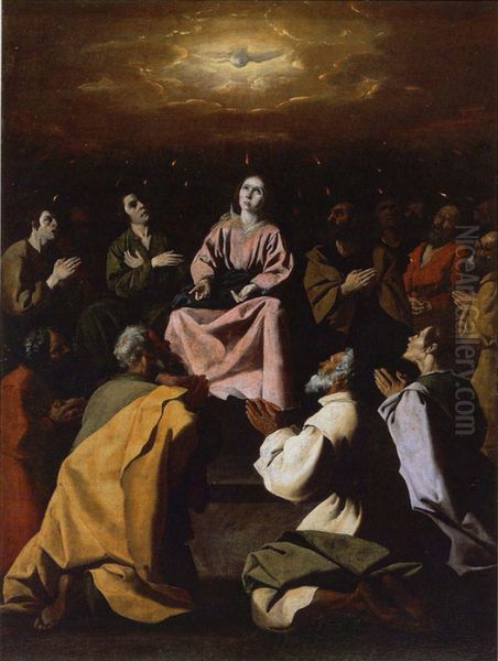 Pentecost Oil Painting by Francisco De Zurbaran