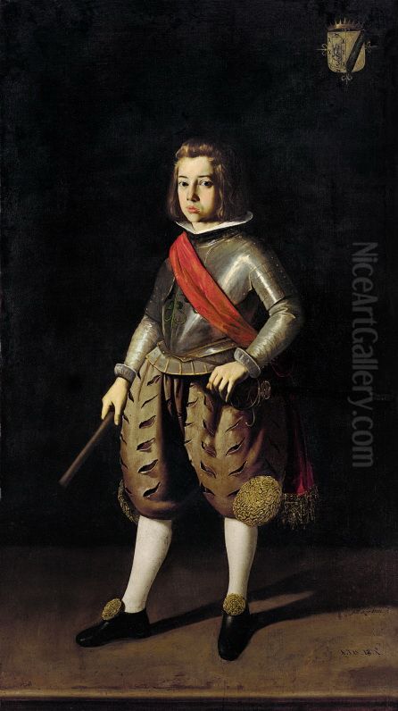Portrait of Don Alonso Verdugo de Albornoz Oil Painting by Francisco De Zurbaran
