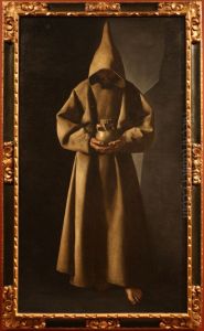 San Francesco d'Assisi medita sulla morte