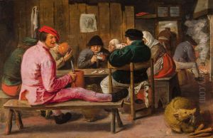 Merry Peasants in an Inn