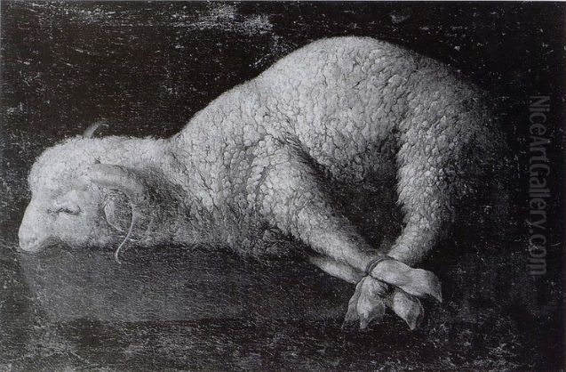 Ram with Tied Feet Oil Painting by Francisco De Zurbaran