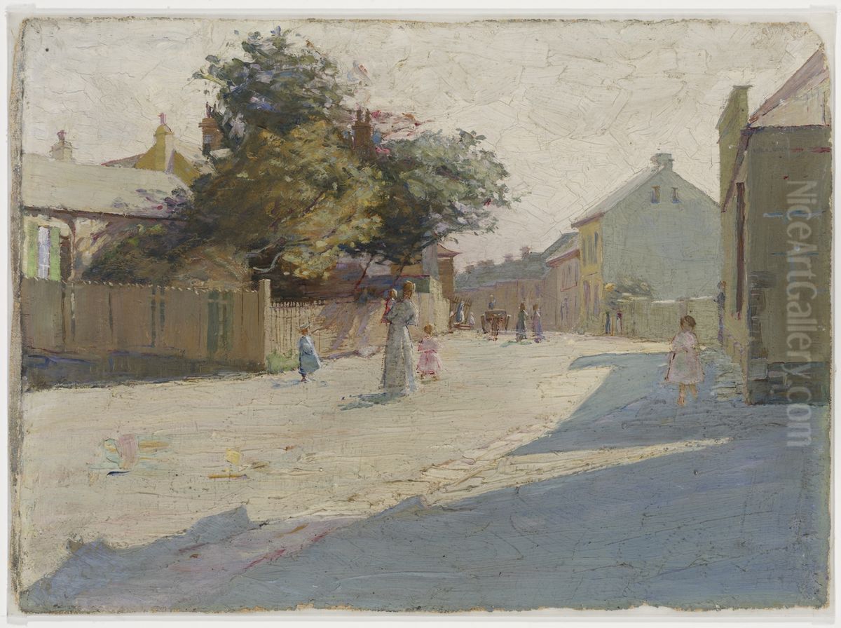 In Cumberland Street Oil Painting by Alice Jane Muskett