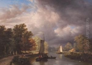 River View with Thunderclouds