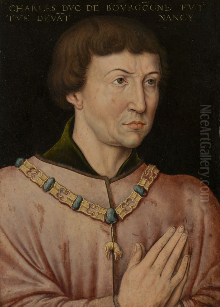 Portrait of Charles the Bold, 4th Duke of Burgundy Oil Painting by Rogier van der Weyden