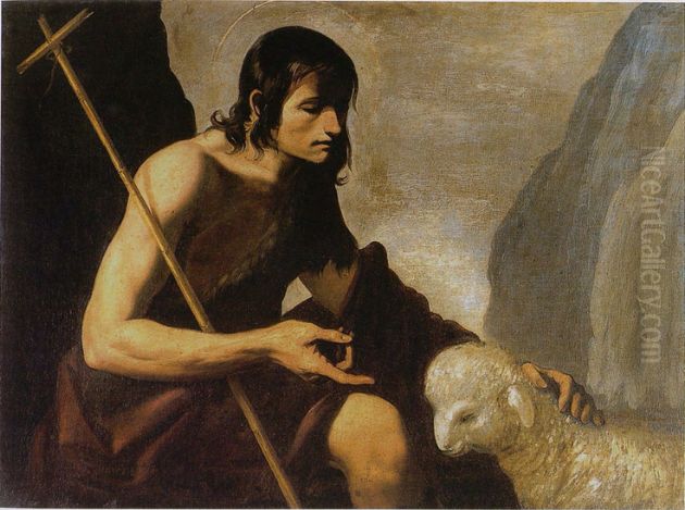 San Juan Bautista Oil Painting by Francisco De Zurbaran