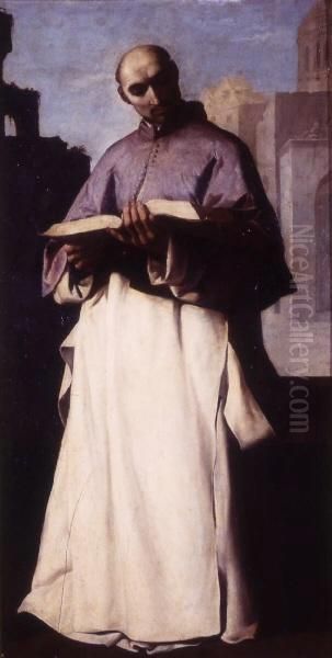Saint Artaldus Oil Painting by Francisco De Zurbaran