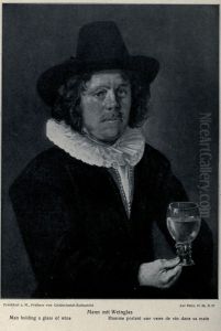 Portrait of a man with Wine Glass