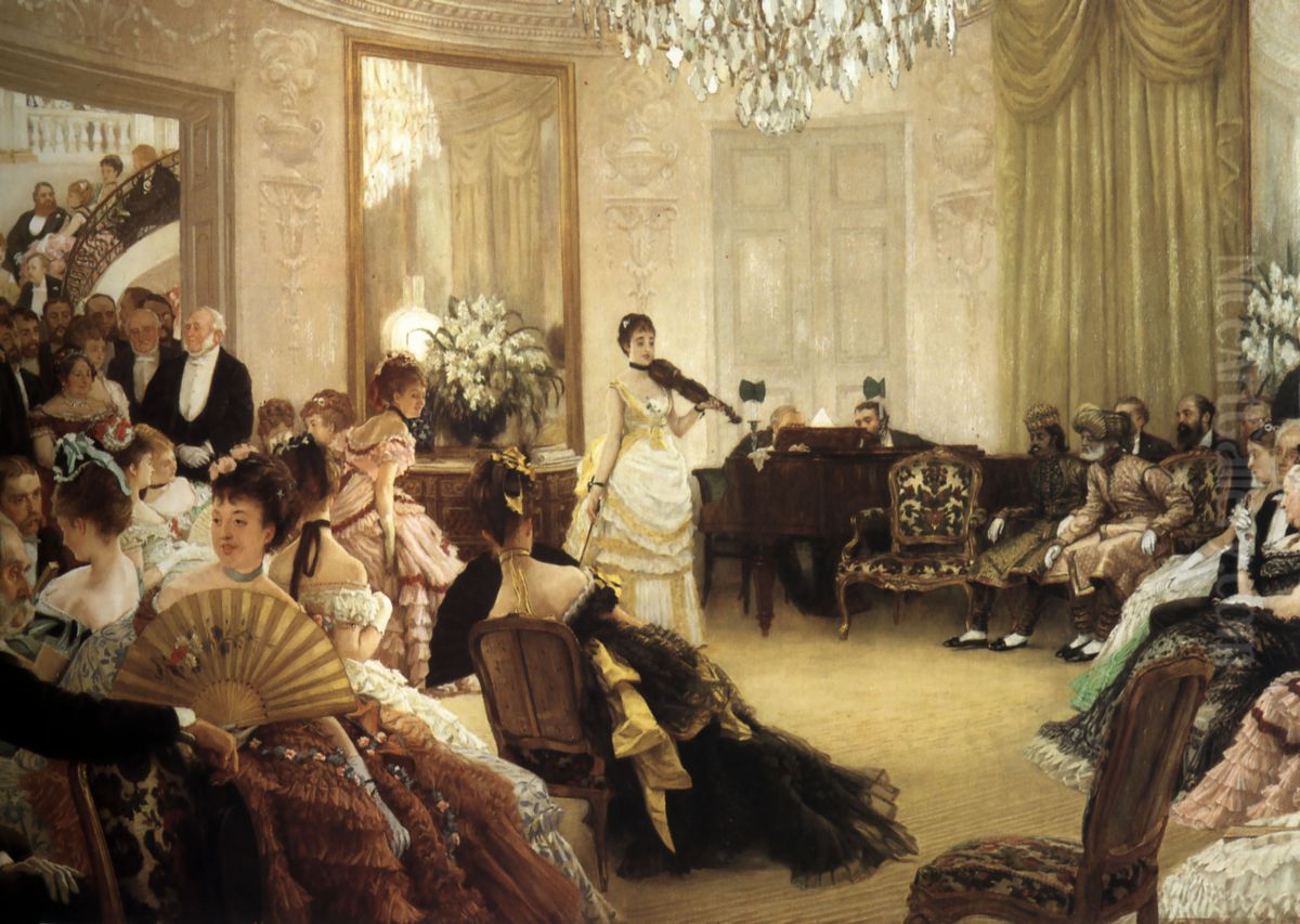 Hush! Oil Painting by James Jacques Joseph Tissot
