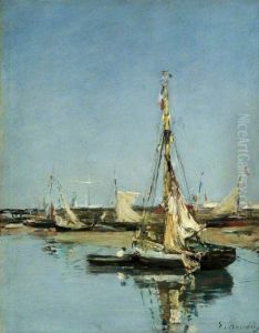 Trouville, the Jetties at Low Tide