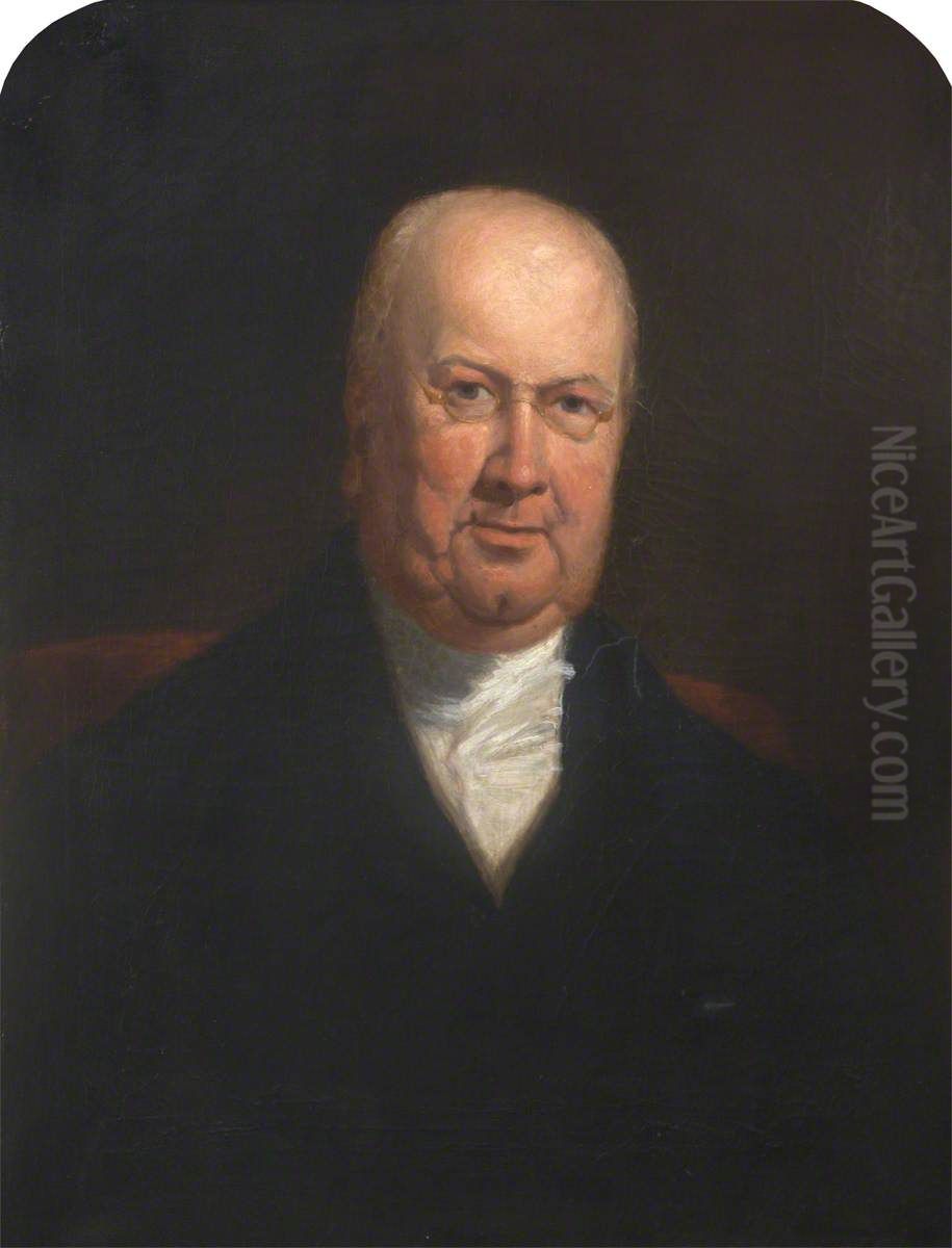 Reverend John Hawker of Eldad Chapel, Plymouth Oil Painting by Frederick Havill