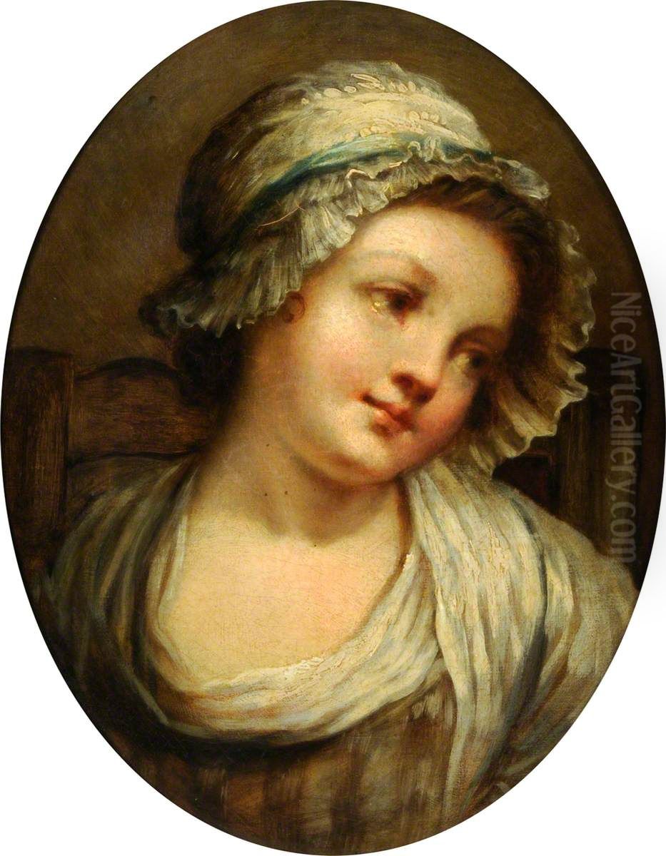 Portrait of a Girl Oil Painting by Jean-Baptiste Greuze