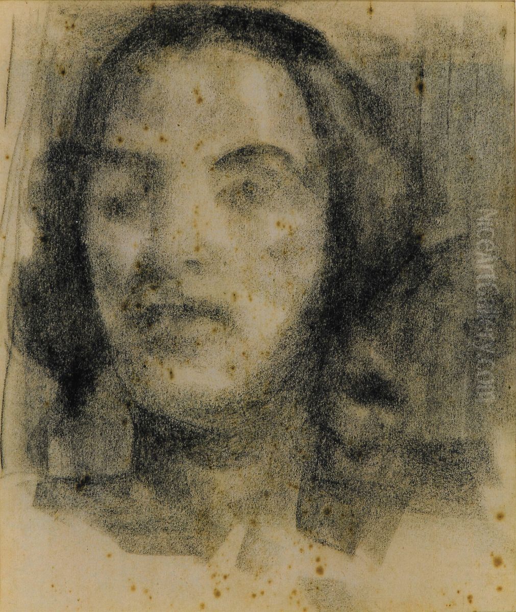 Rosto feminino Oil Painting by Eliseu Visconti