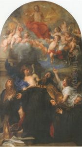 Heilige Augustinus van Hippo in extase