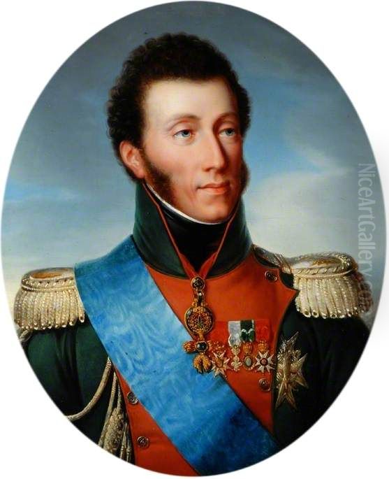 Le Duc d'Angouleme (1775-1844) Oil Painting by Francois Kinson