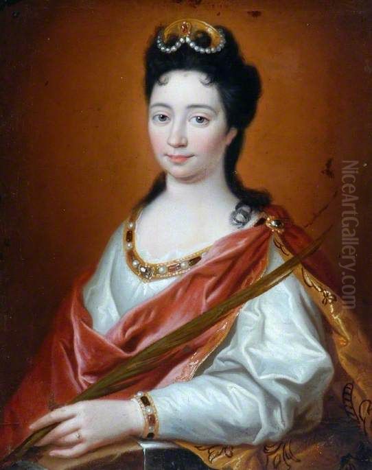 Portrait of a Lady Oil Painting by Pierre Mignard I