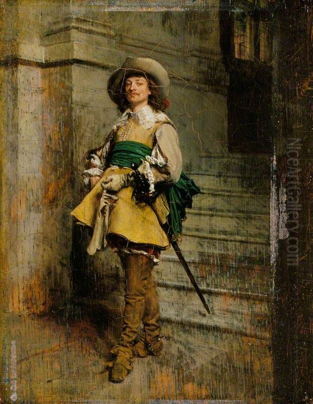 Time of Louis XIII Oil Painting by Jean-Louis-Ernest Meissonier