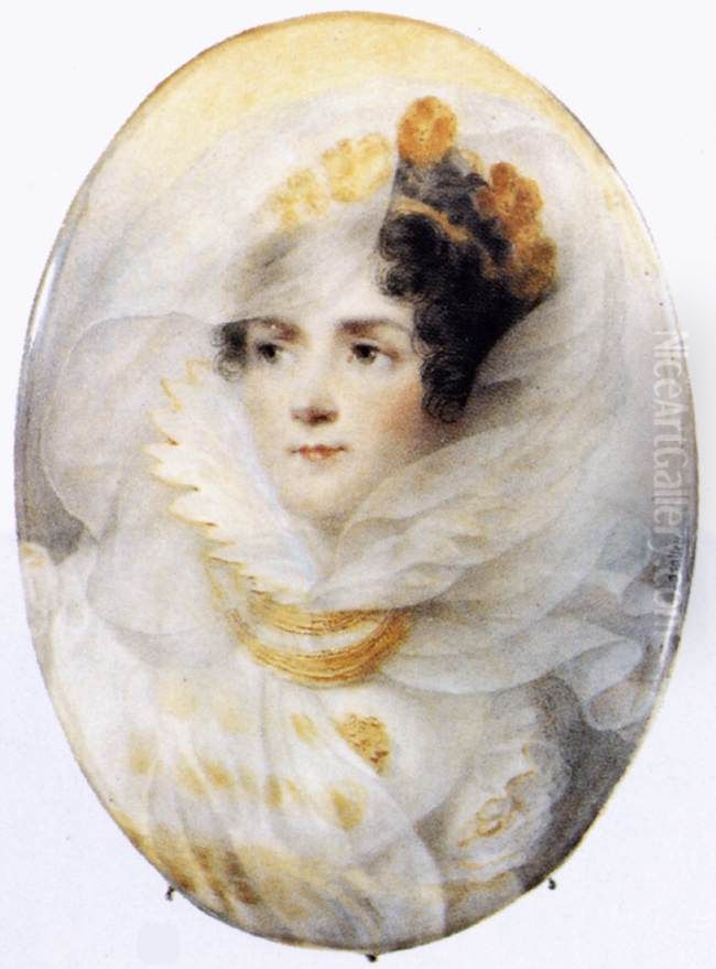 The Empress Josephine Oil Painting by Jean-Baptiste Isabey