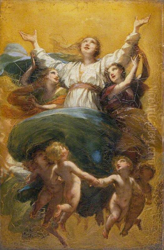The Assumption of the Virgin Oil Painting by Pierre-Paul Prud'hon