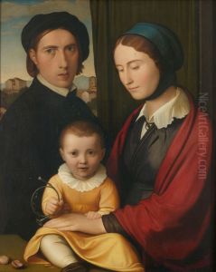 Self-portrait with family