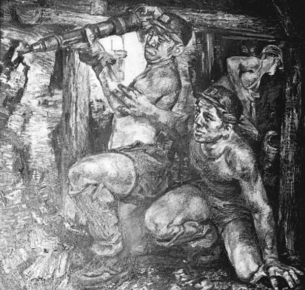 On site Oil Painting by Edgar Klier