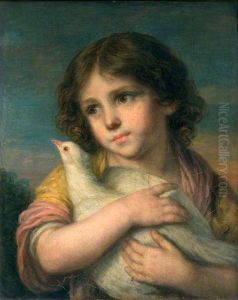 A Girl with a Dove