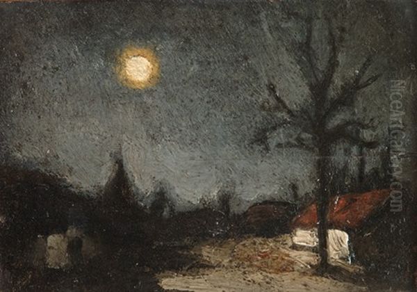 Maanlicht Oil Painting by Jakob Smits