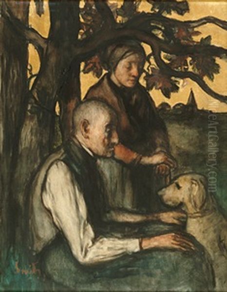 De herfst Oil Painting by Jakob Smits