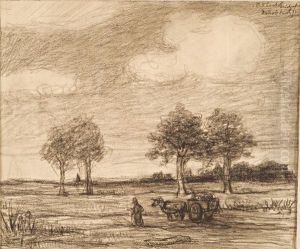 Landschap met kar