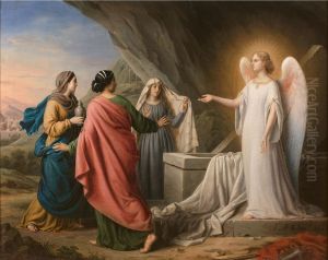 The three women on the tomb of Christ