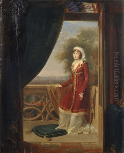 Full-length portrait of Empress Josephine Oil Painting by Jean-Antoine Laurent
