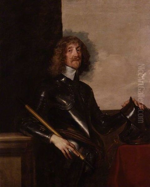 Portrait of Sir Edmund Verney (1590-1642) Oil Painting by Sir Anthony Van Dyck