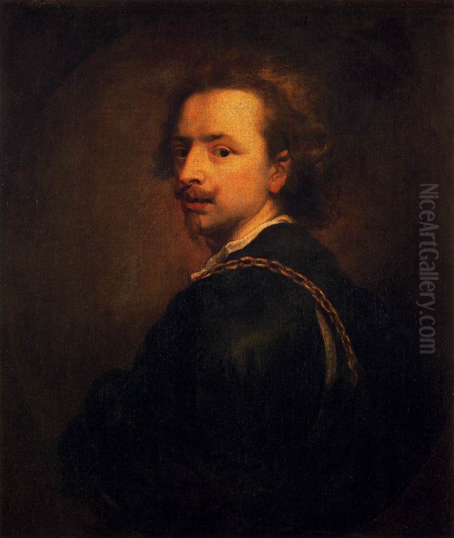 Self-portrait Oil Painting by Sir Anthony Van Dyck