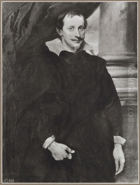 Portrait of an unknown man Oil Painting by Sir Anthony Van Dyck