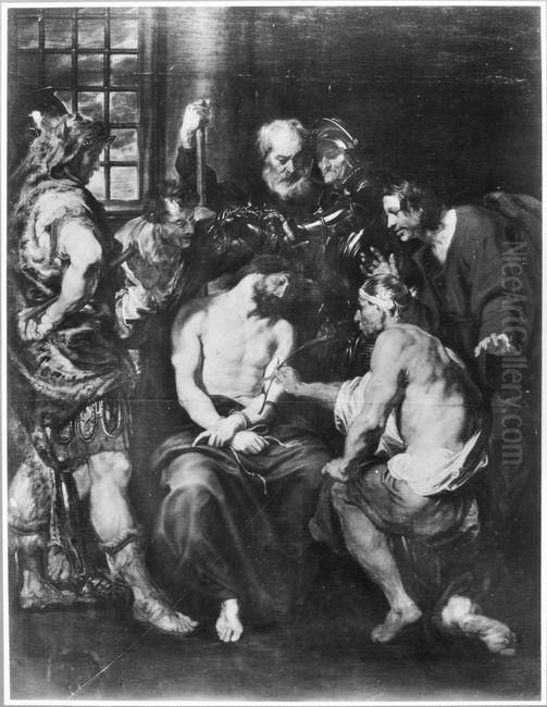 Verspottung Christi Oil Painting by Sir Anthony Van Dyck