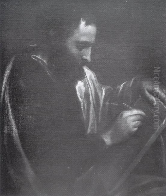 St. Luke the evangelist Oil Painting by Sir Anthony Van Dyck