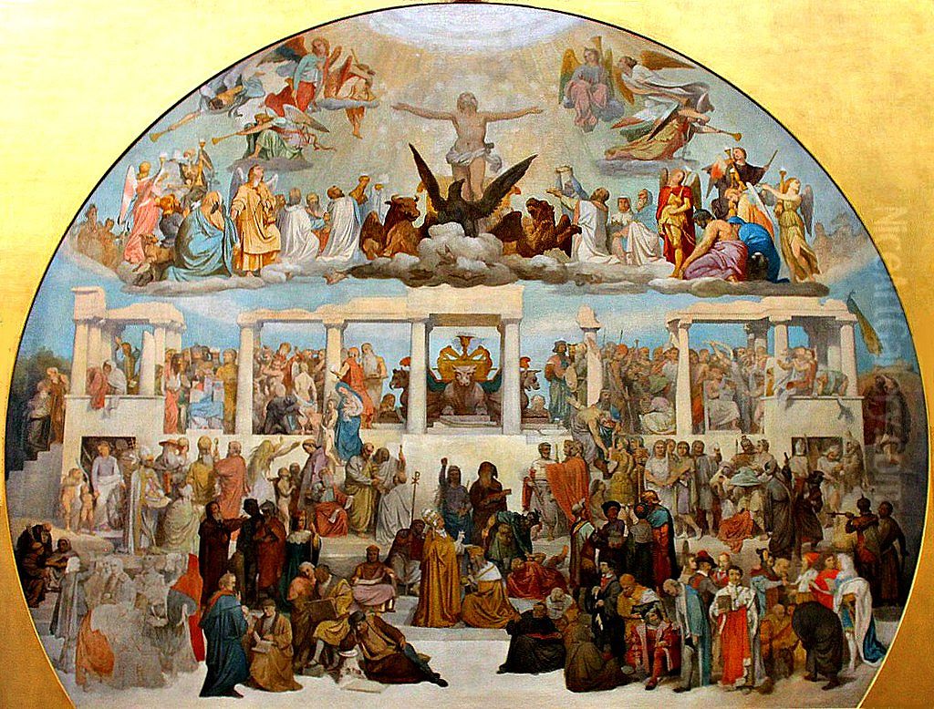 La Palingenesie sociale Oil Painting by Paul Chenavard