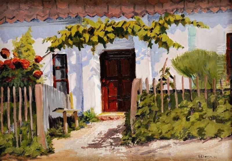 Na Priedomi Oil Painting by Eugen Chrien