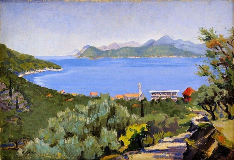Z Chorvatska Oil Painting by Eugen Chrien