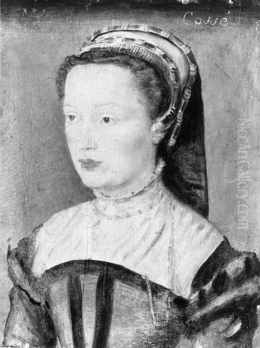 Portrait of Mlle. de Cosse Oil Painting by Corneille De Lyon