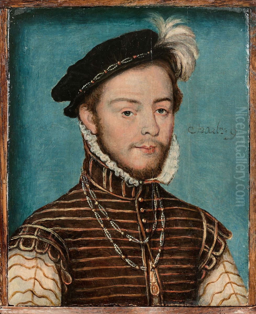Portrait de Jacques de Savoie, duc de Nemours Oil Painting by Corneille De Lyon