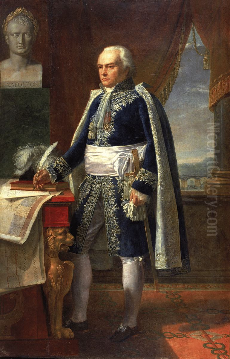 Emmanuel Cretet, comte de Champmol (1747-1809) Oil Painting by Antoine Ansiaux