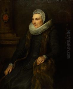 Portrait of Maria Bosschaert, the wife of Adriaen Stevens