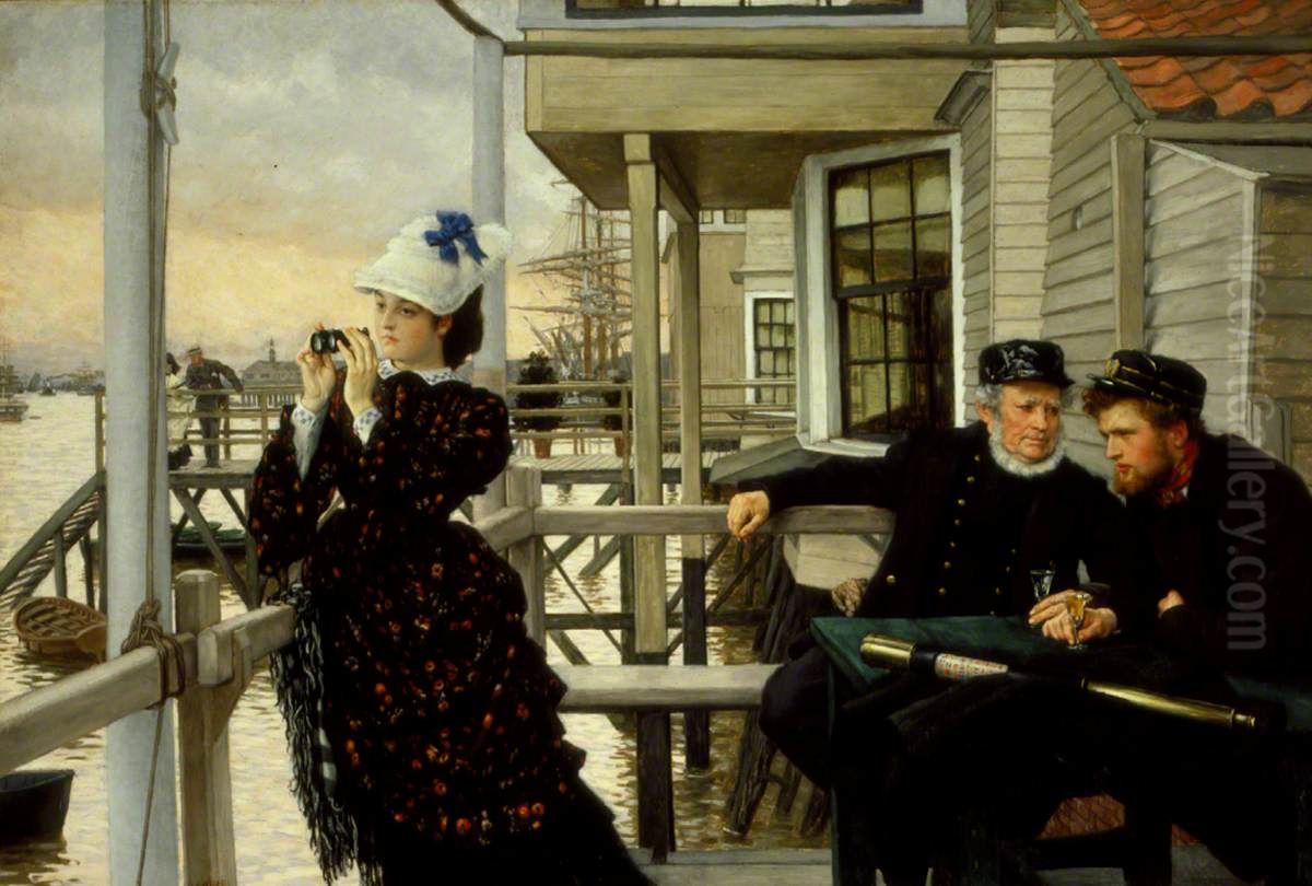 The Captain's Daughter (The Last Evening) Oil Painting by James Jacques Joseph Tissot