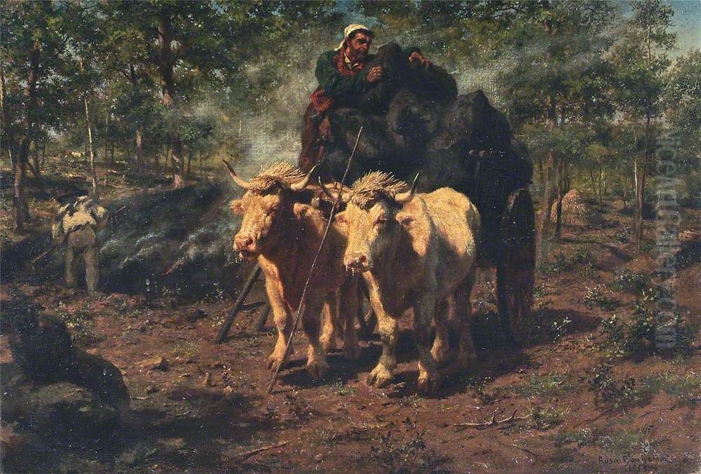 The Charcoal Burners Oil Painting by Rosa Bonheur